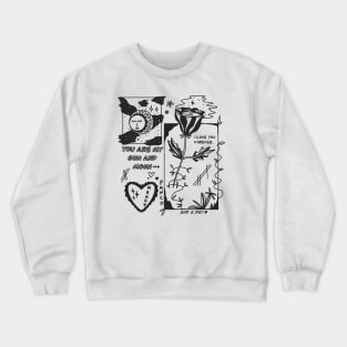 Aesthetic Sun And Moon I Love You Forever And A Day Equinox Crewneck Sweatshirt